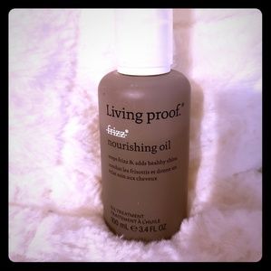 Living proof hair nourishing oil.